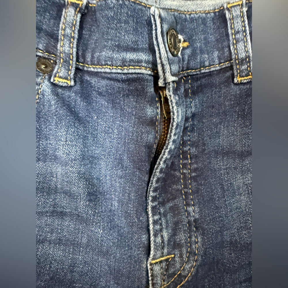 7 For All Mankind Tailorless Bootcut Dark Blue Jeans-Size 31 - Picture 4 of 15